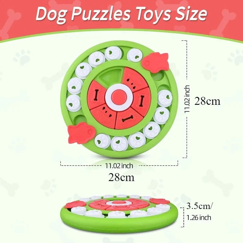 Interactive IQ Food Dispenser – Slow Feeder Bowl for Dogs & Cats