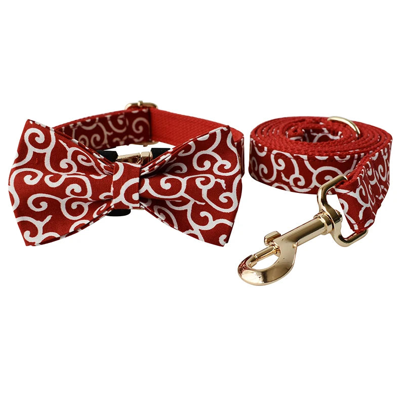 High Quality Dog Collar & Leash Set – Personalized Engraved Nameplate, Padded