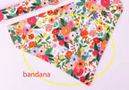 D&D Paws Bandana Designed Floral Spring Dog Vest Set
