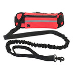Hands-Free Dog Leash with Waist Bag – Reflective Elastic Running & Walking Leash