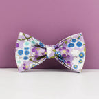 Purple Soft Cotton Personalized Dog Collar, Leash & Harness Set