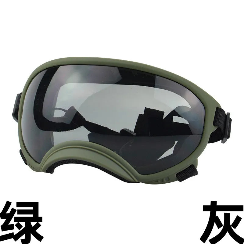 Dog Tactical Goggles – UV-Proof, Waterproof Sunglasses for Medium & Large Dogs