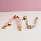 Cute Cat Collar, Harness & Leash Set – Personalized Engraved Nameplate, Padded