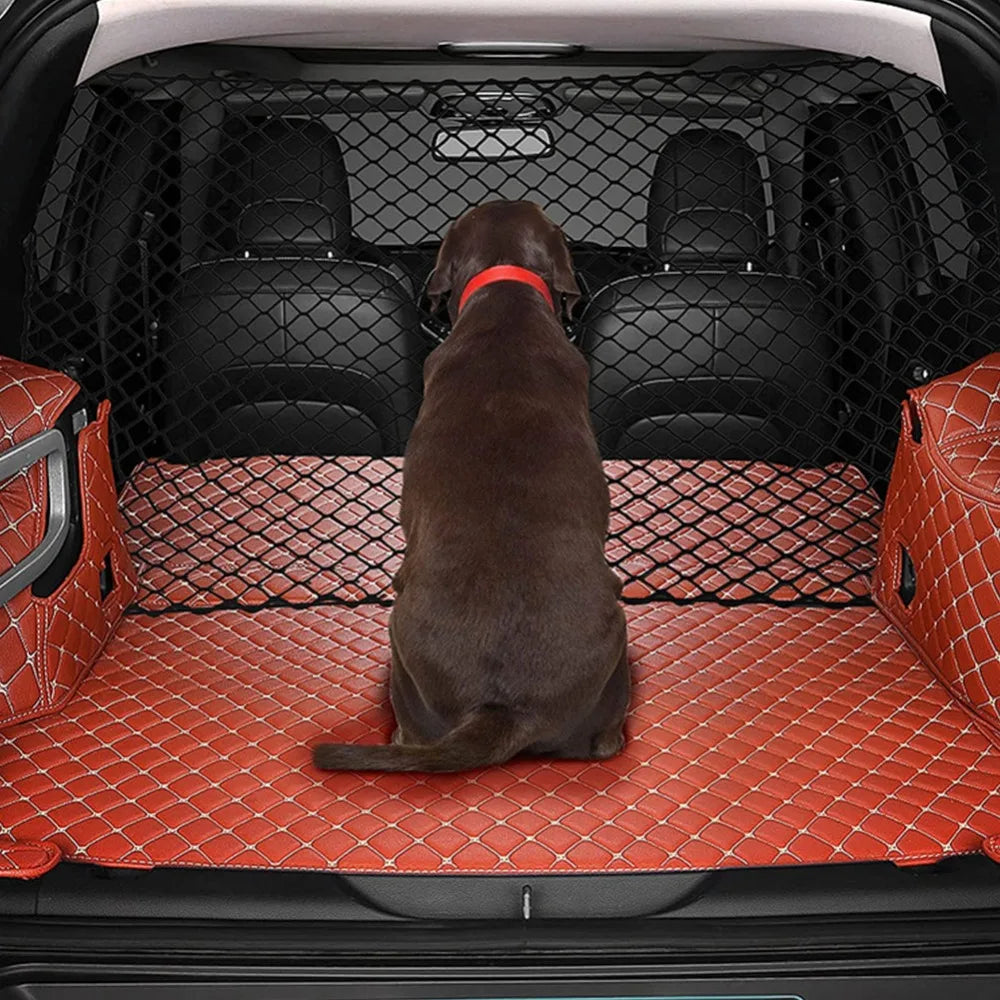 Car Trunk Pet Safety Net – Elastic Isolation Fence for Dogs