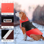 Waterproof Winter Dog Vest – Warm, Padded Coat for Small & Large Breeds