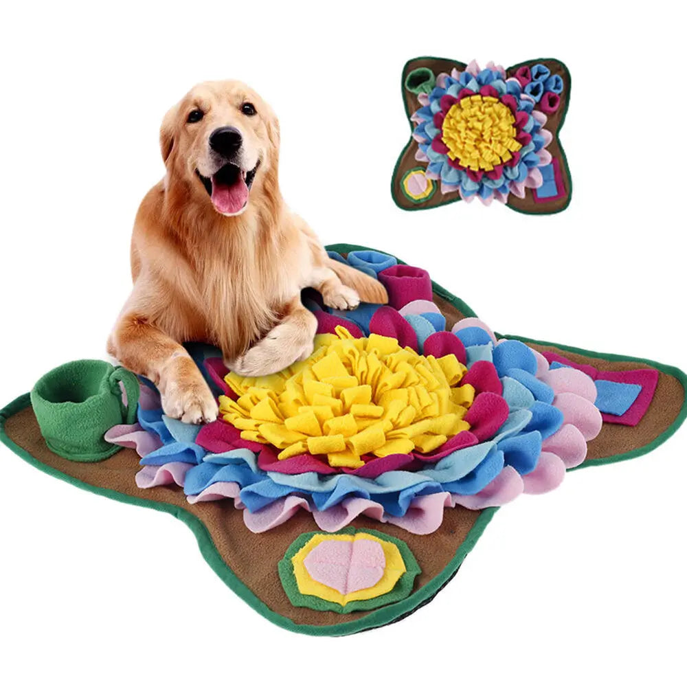 Dog Snuffle Mat – Interactive Nose Work & Slow Feeding Training Toy