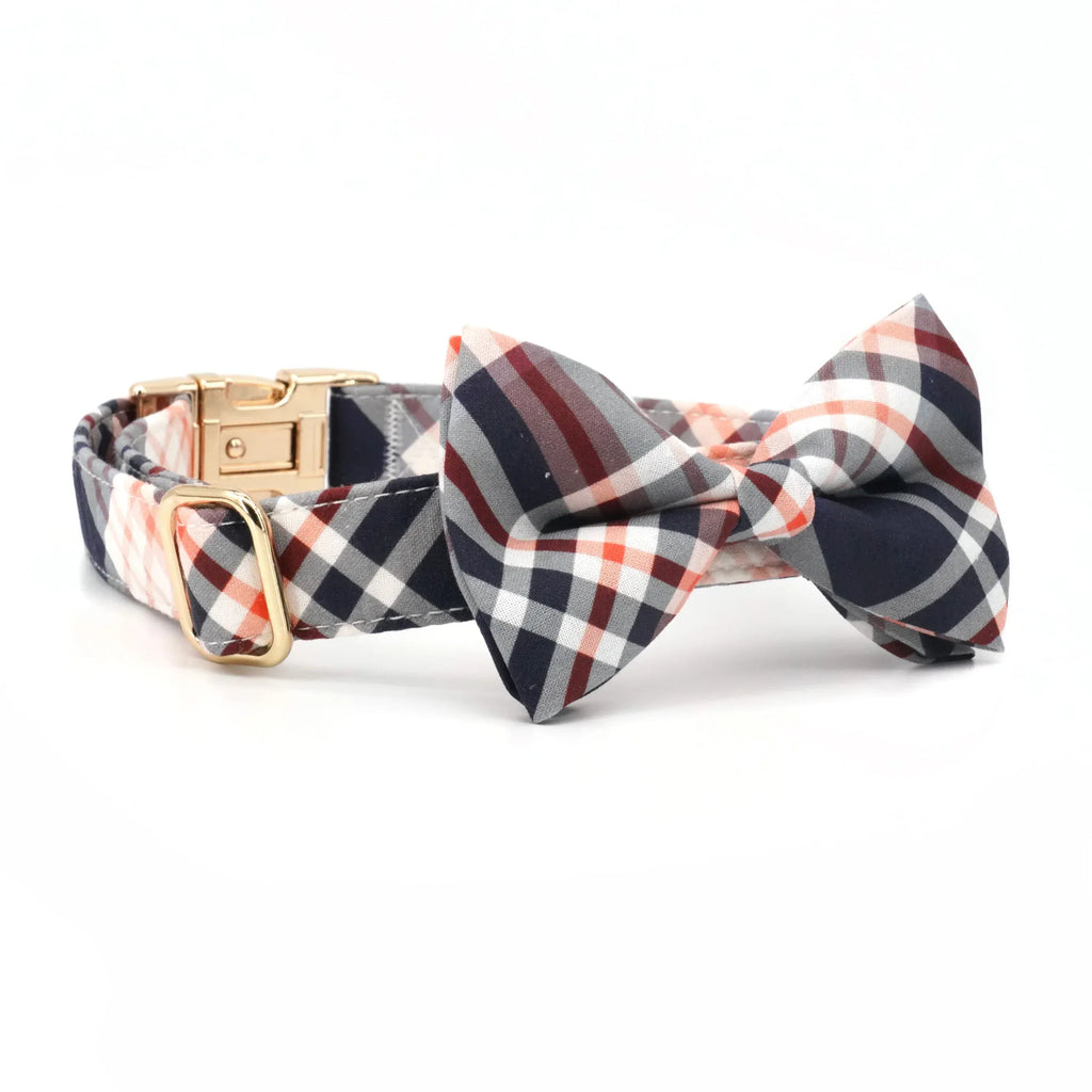 DDPaws  Designed Navy Plaid Set [Made-to-Order]