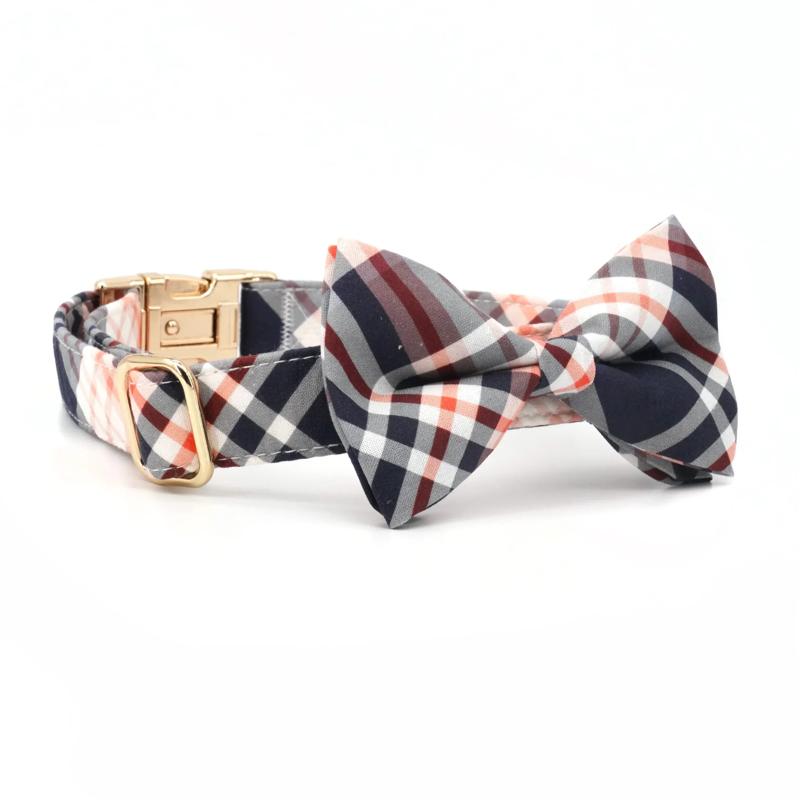 DDPaws  Designed Navy Plaid Set [Made-to-Order]