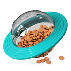 Interactive Flying Disc Dog Toy – IQ Training & Slow Feeder Food Dispenser