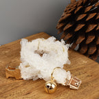 Lace Cat Collar  – Personalized Engraved Nameplate, Padded Small Dogs