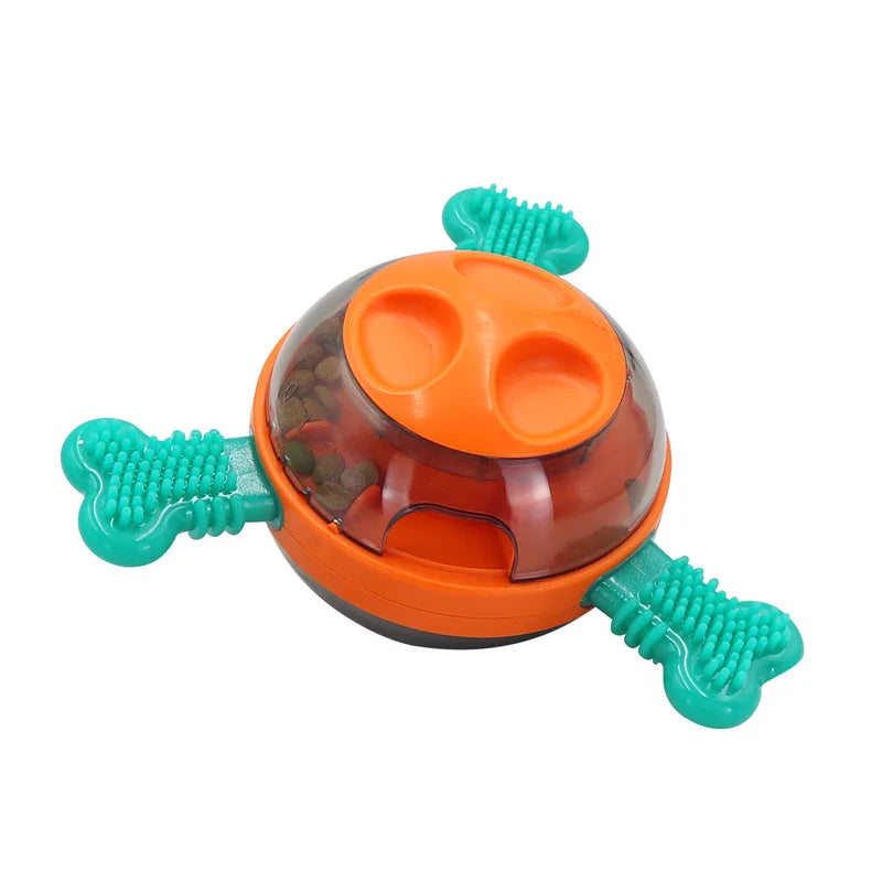 UFO-Shaped Tumbler Toy – Interactive Food Dispenser & Chew Toy for Dogs and Cats