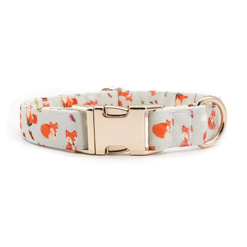 Fox Hollow Dog Collar and Leash Set