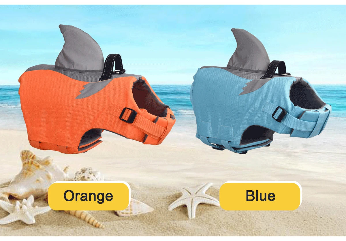 High Buoyancy Dog Life Jacket – Reflective Safety Vest with Rescue Handle for Small, Medium & Large Dogs