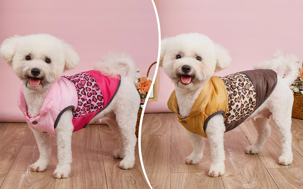 Winter Dog Vest Coat – Windproof Double-Layer Fleece Jacket for Small & Medium Dogs