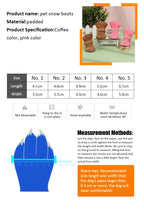 Pet Snow Boots – Soft Cotton Winter Shoes for Small Dogs & Cats