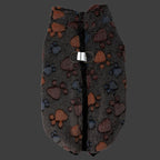 Fleece Winter Dog Jacket – Warm Adjustable Vest with D-Ring for Small Dogs