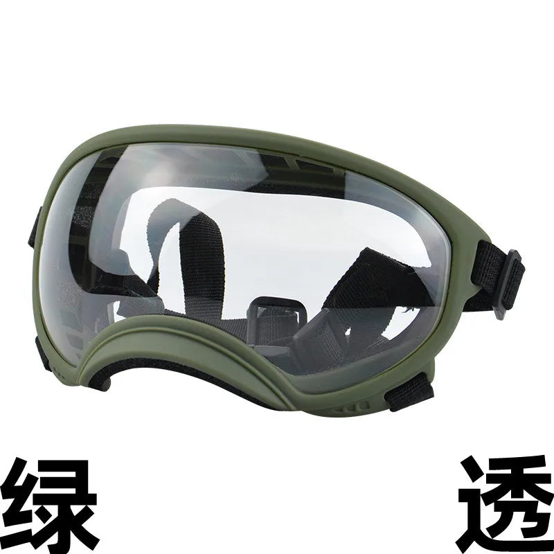 Dog Tactical Goggles – UV-Proof, Waterproof Sunglasses for Medium & Large Dogs