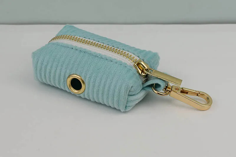 Lake Green Corduroy Personalized Dog Collar, Leash & Harness Set