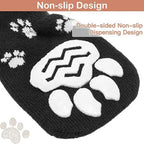 Anti-Slip Dog Socks with Adjustable Straps – 4Pcs Set for Indoor Paw Protection