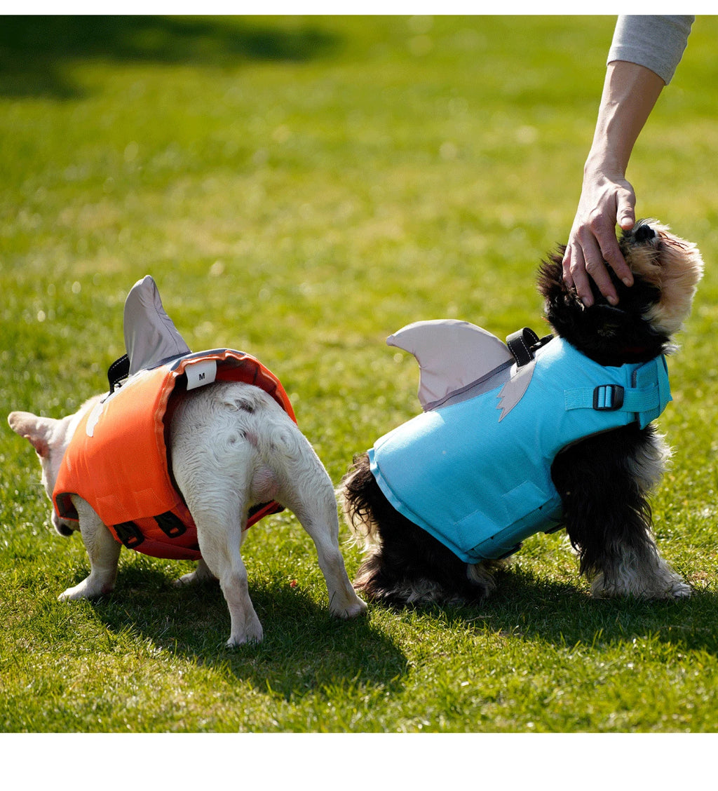High Buoyancy Dog Life Jacket – Reflective Safety Vest with Rescue Handle for Small, Medium & Large Dogs