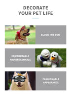 Dog Tactical Goggles – UV-Proof, Waterproof Sunglasses for Medium & Large Dogs