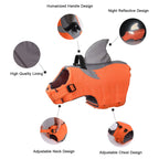 High Buoyancy Dog Life Jacket – Reflective Safety Vest with Rescue Handle for Small, Medium & Large Dogs