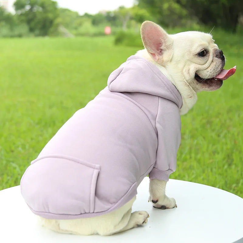 Cozy Winter Dog Hoodie – Warm Hooded Jacket for Small & Medium Dogs