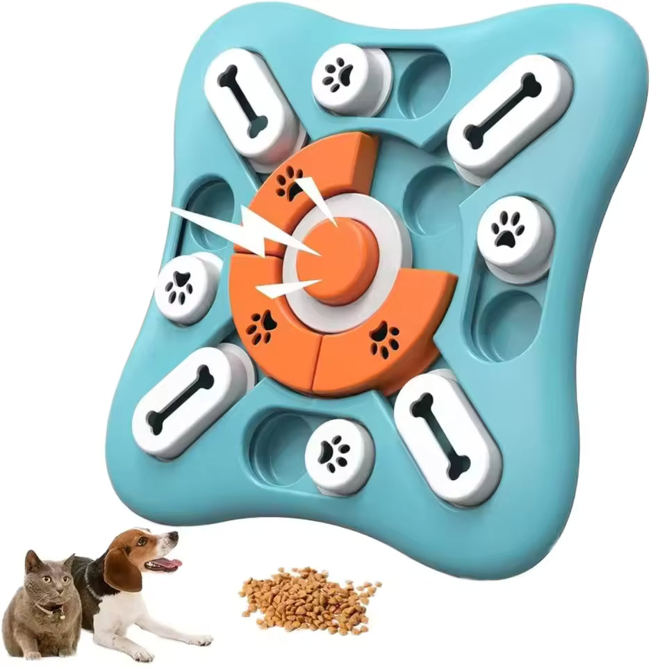 IQ Training Hundepuzzle Spielzeug – Interaktiver Leckerli-Spender & Slow Feeder