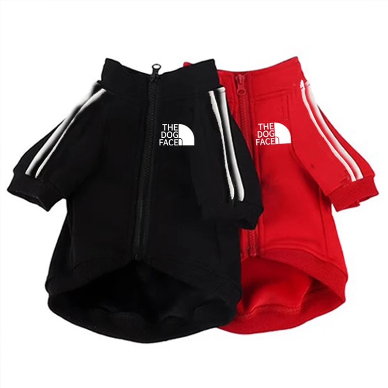 Zipper Dog Hoodie – Warm Autumn & Winter Coat for Small, Medium & Large Pets