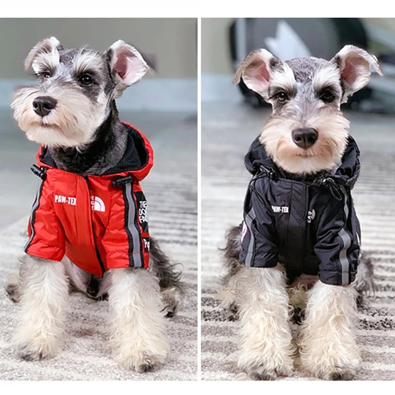 Waterproof Reflective Dog Raincoat – Hooded Outdoor Jacket for All Seasons