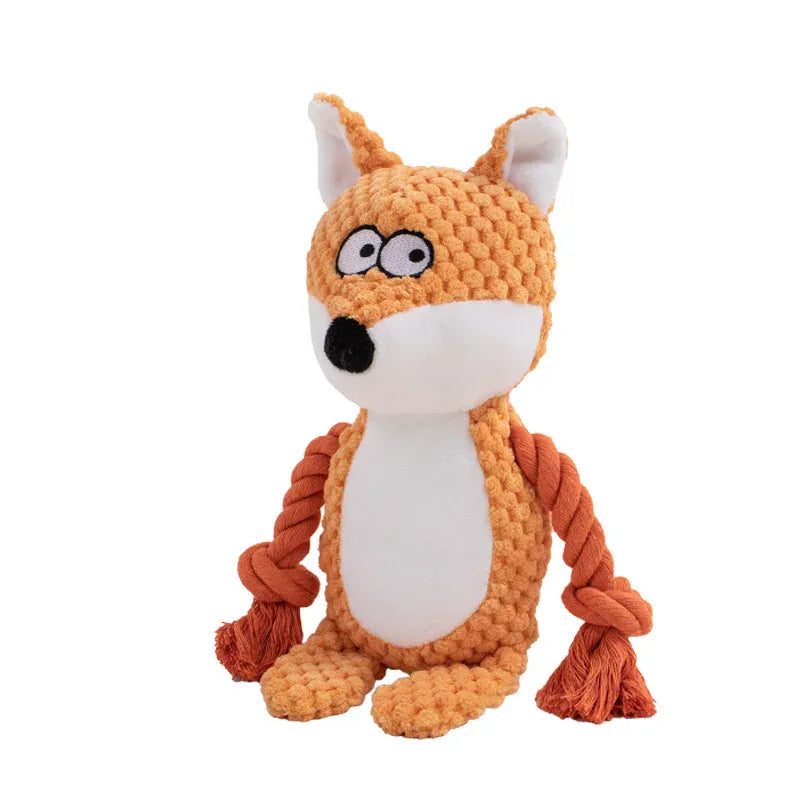 🧸🐶 Pet Plush Squeaky Animal Toy