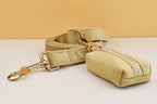 Nude Velvet Personalized Dog Collar, Leash & Harness Set