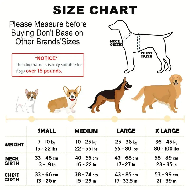 Reflective No-Pull Dog Harness – Easy Walking Training Harness with Handle