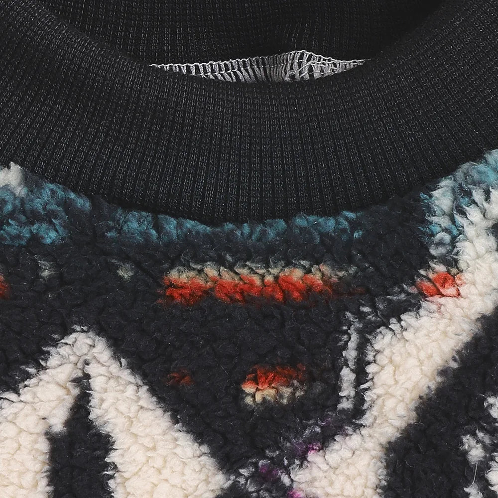 Thermal Winter Dog Hoodie – Fluffy Ethnic Style Pullover for Cold Weather