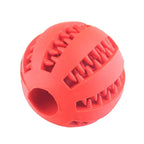 Rubber Dog Ball Toy – Interactive Chew & Food Dispensing Ball for Small Dogs