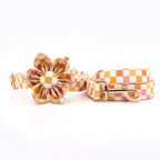 Sunset Picnic Floral Dog Collar and Leash Set