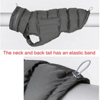 Waterproof Warm Dog Winter Coat – Thick Fleece Down Jacket for Small to Large Pets