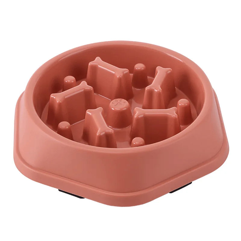 Slow Feeder Pet Bowl – Anti-Choking, Non-Slip Design for Dogs & Cats