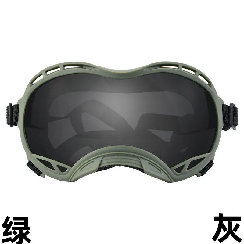 Large Dog Goggles – Windproof, Waterproof Tactical Sunglasses for Outdoor Protection