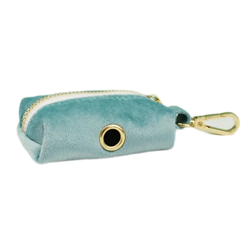 Green Velvet Personalized Dog Collar, Leash & Harness Set