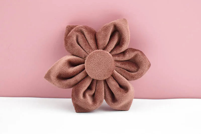 Pink Velvet Personalized Dog Collar, Leash & Harness Set