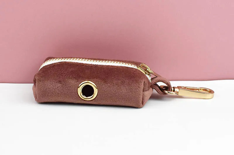 Pink Velvet Personalized Dog Collar, Leash & Harness Set