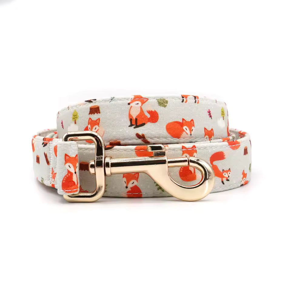Fox Hollow Dog Collar and Leash Set