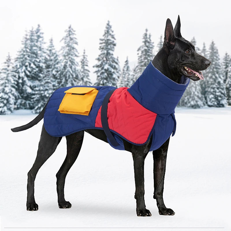Waterproof Thick Cotton Dog Jacket – Super Warm Winter Coat for All Breeds