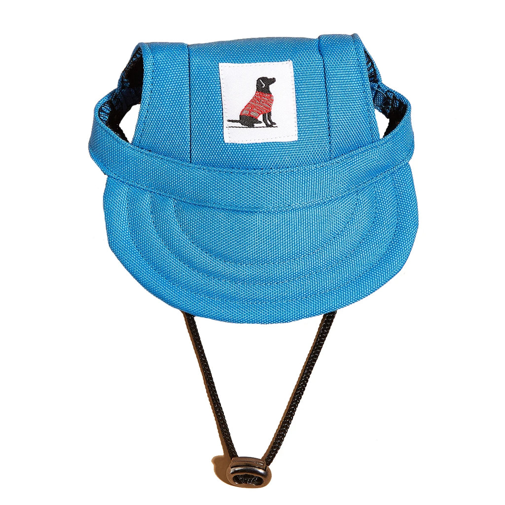 Dog Sun Hat – Adjustable Canvas Baseball Cap for Small & Medium Dogs