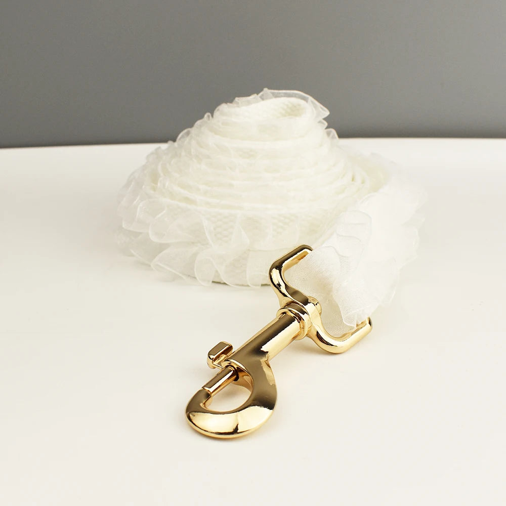 Wedding Personalized Dog Collar, Leash & Harness Set