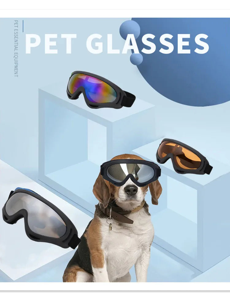 Pet Sunglasses – UV-Proof, Waterproof Goggles for Large Dogs and People