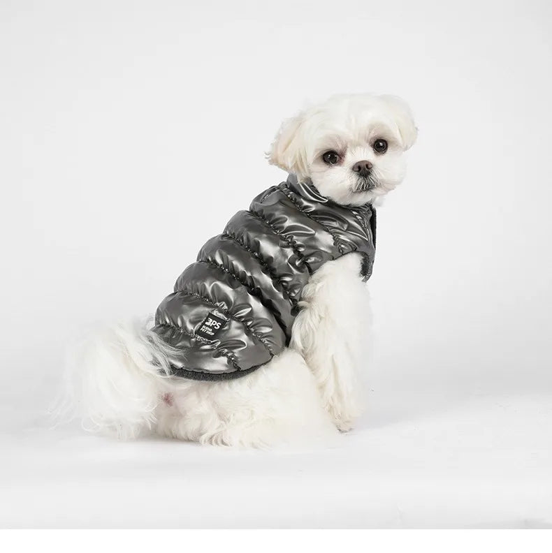 Winter Down Dog Jacket – Windproof Padded Coat for Small & Medium Dogs