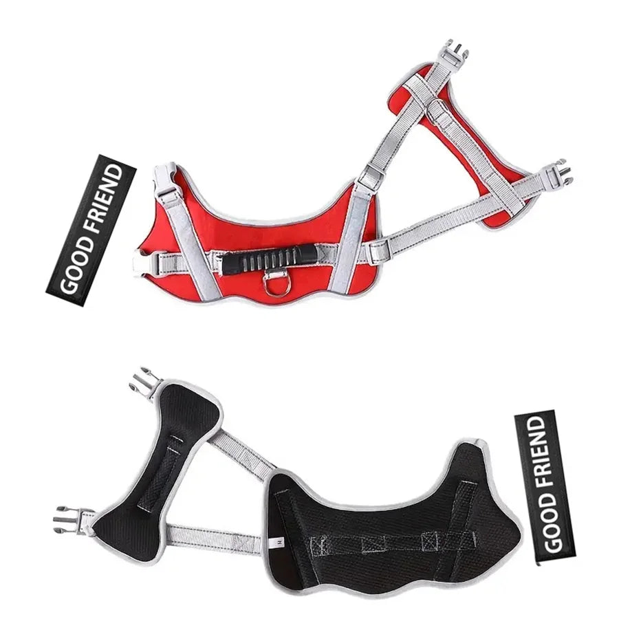 Reflective Dog Harness & Leash Set – Adjustable Comfort Vest for Small & Medium Dogs