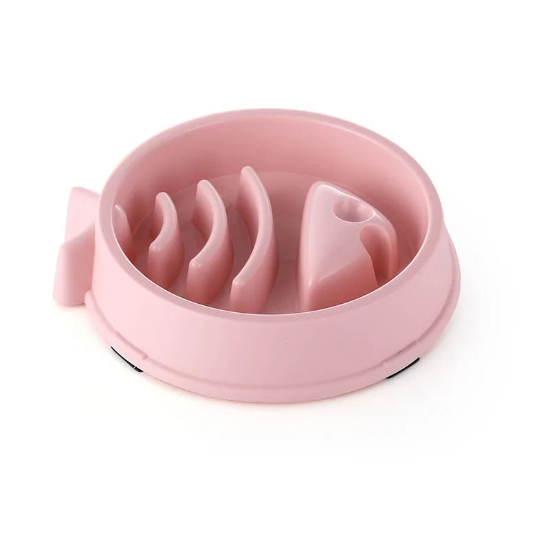 Slow Feeder Pet Bowl – Anti-Choking, Non-Slip Design for Dogs & Cats
